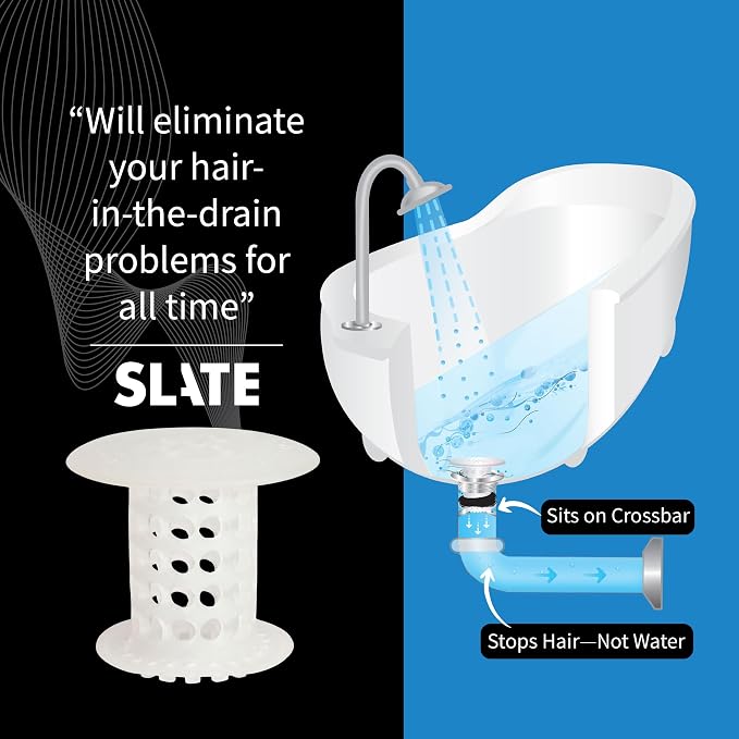 TubShroom Bathtub Drain Hair Catcher – In-Drain Tub Strainer & Clog Prevention - Image 4