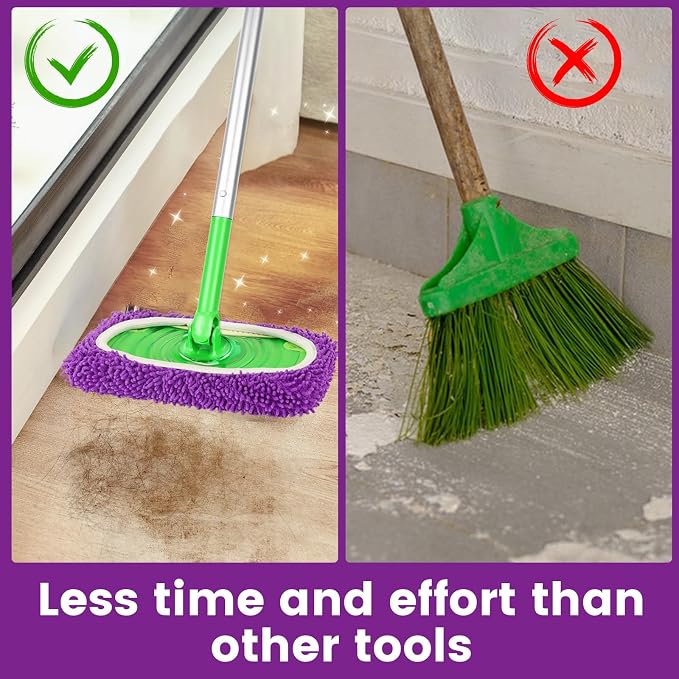 6Pcs Reusable Microfiber Mop Pads Compatible - Image 5