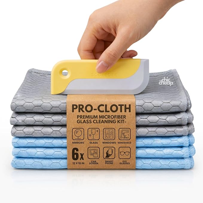 PRO-CLOTH Window & Glass Cleaning Cloths – Premium Honeycomb Microfiber Cloths by Unknown