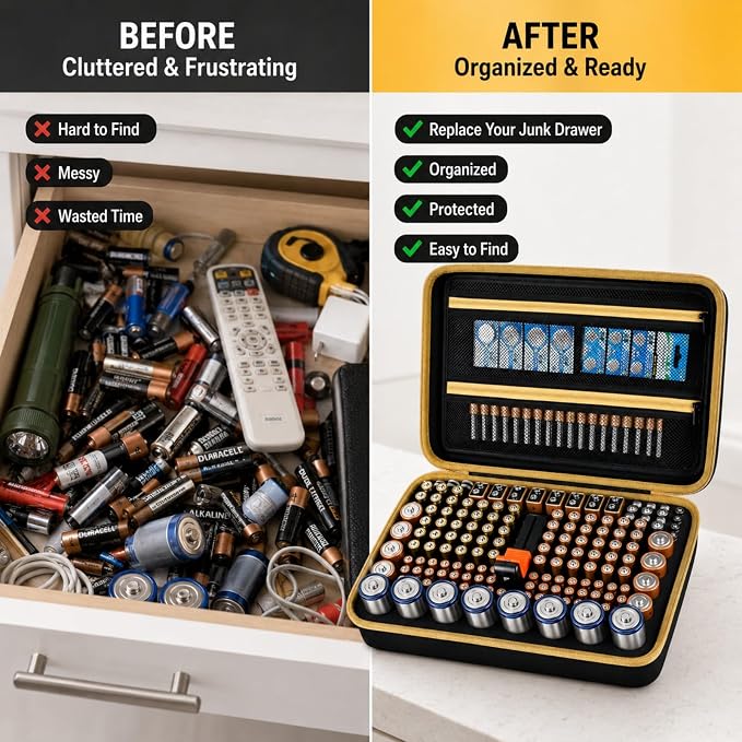 Comecase Battery Organizer Case - Image 7