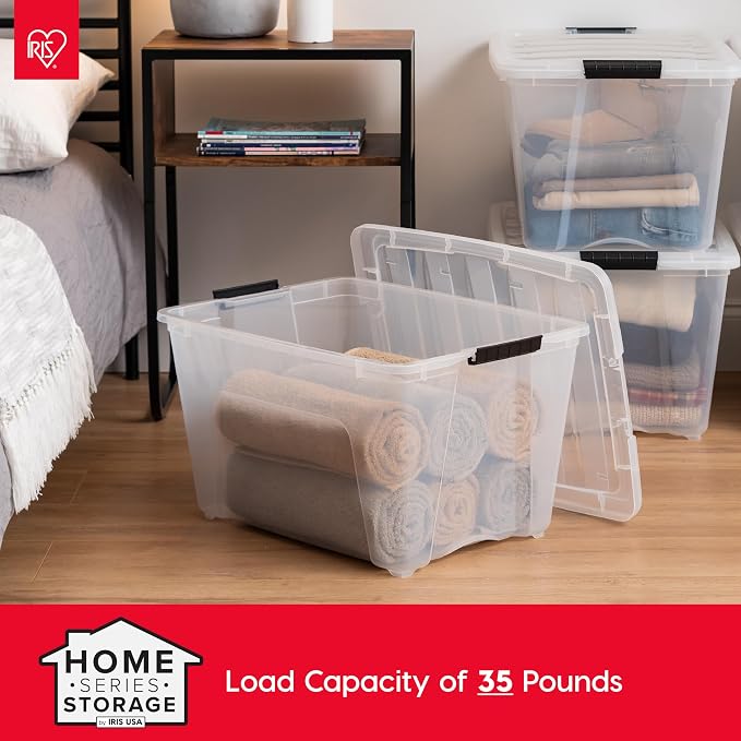 IRIS USA 6-Pack 54 Quart Storage Bins - Image 10