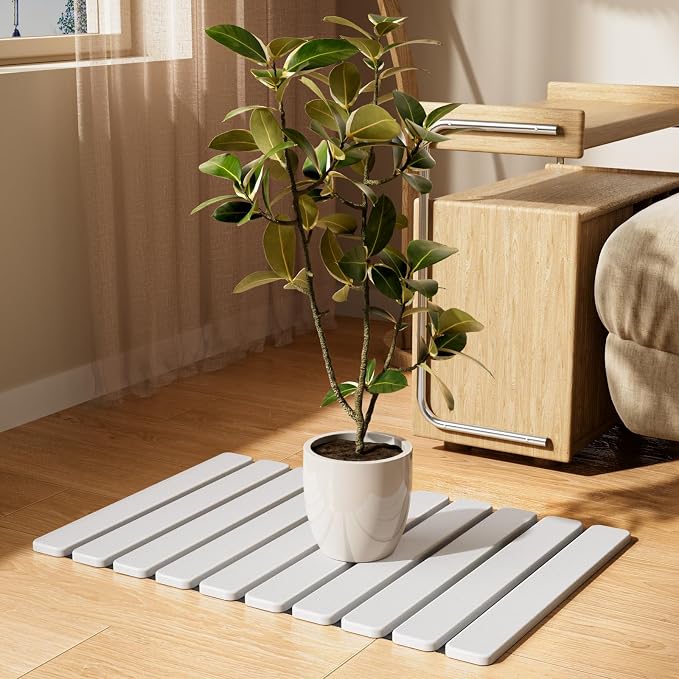 Foldable Stone Bath Mat, Diatomaceous Earth Stone Drying Mats - Image 8