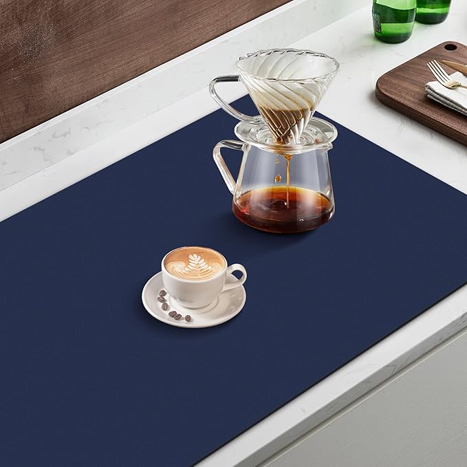 Coffee Mat Super Absorbent Dish Drying Mat Coffee Bar Mat 17"x 30" - Image 5