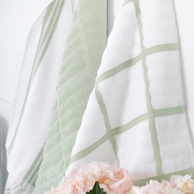 All-Clad Solid & Coordinate Kitchen Towels: Highly Absorbent, Super Soft Long - Image 6