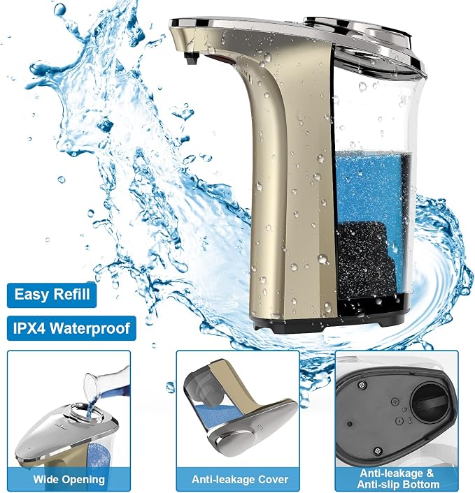 Automatic Soap Dispenser, 17oz Touchless Liquid Dish Soap Dispenser Kitchen | - Image 5