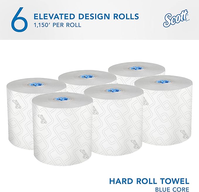 Scott Professional Hard Roll Paper Towels, 6 Rolls x 1150' - Image 2