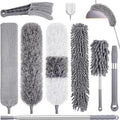 9PCS Dusters for Cleaning, Extendable Microfiber Duster by wlich