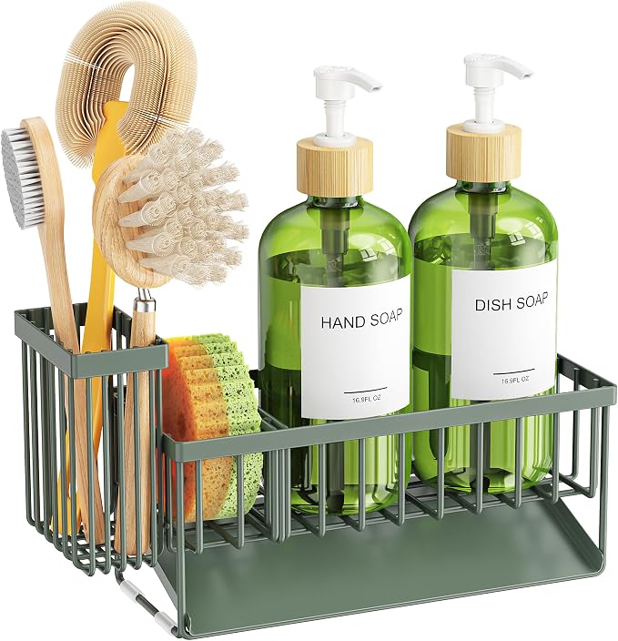 Cisily Kitchen Dish Soap Dispenser Set - Image 7