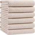 Homaxy 100% Cotton Oversized Waffle Weave Kitchen Towels 6-Pack, Ultra Soft by Homaxy