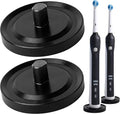 Black Oral-B Compatible 2-Pack Electric Toothbrush Holder by Relsy