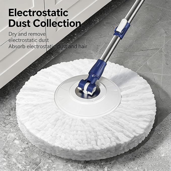 4-Pack Spin Mop Refills, Microfiber - Image 9