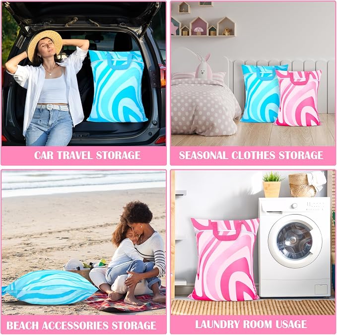 2 Pcs Large Travel Laundry Bags - Image 2