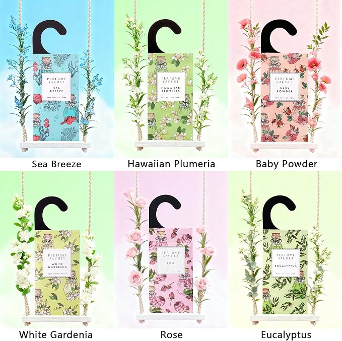 Rose Cottage Large 12 Packs Closet Deodorizer Freshener Closet Air Freshener - Image 6