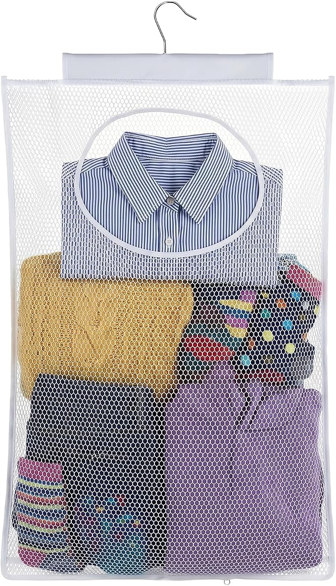 Hanging Laundry Hamper, Dirty Clothes Basket Foldable Wall Hanging Laundry by Unknown