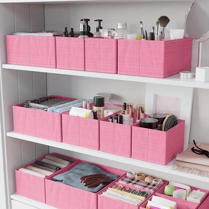 Drawer Organizer Set of 12 Pink - Image 6