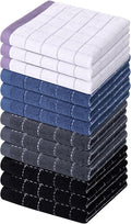 Homaxy 100% Cotton Terry Kitchen Dish Cloths, 12 Pack by Homaxy
