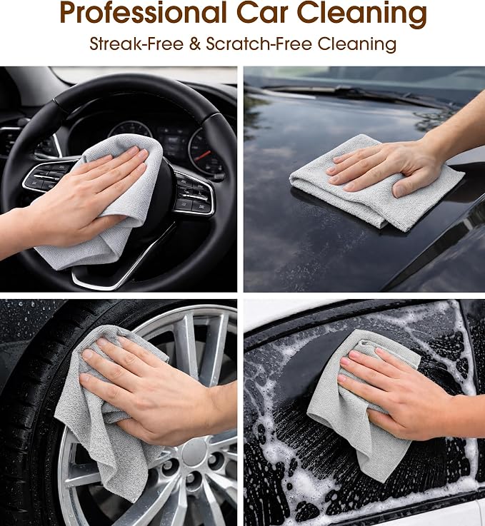 KitchLife Microfiber Cleaning Cloth Roll, 100 Pack - Image 6