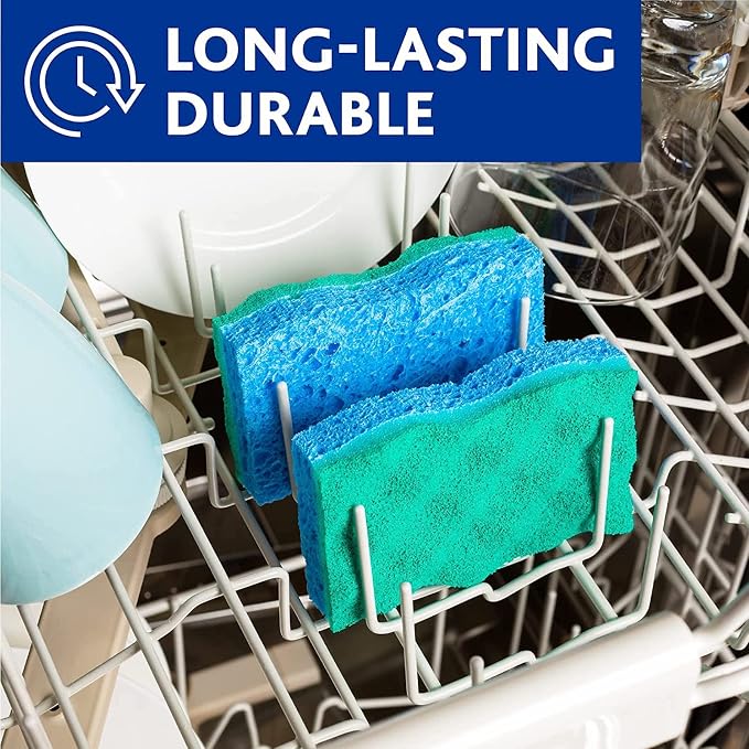 O-Cedar Scrunge Multi-Use Scrub Sponge | Non-Scratch, Odor-Resistant, - Image 5