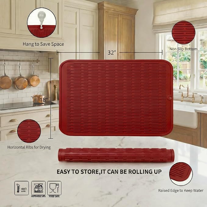 MicoYang Silicone Dish Drying Mat - Image 2