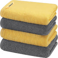 4-Pack Cotton Hand Towels for Bathroom by SEMAXE