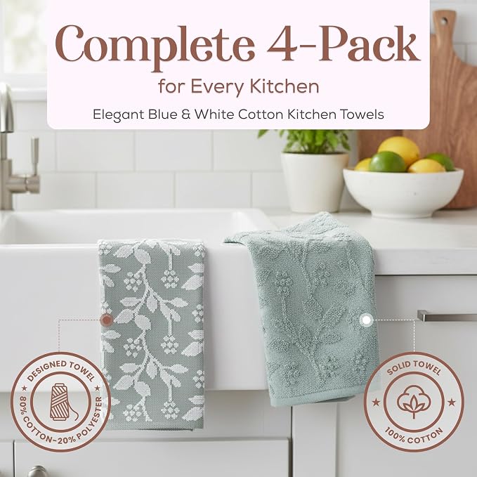 Kitchen Towels, 18 x 28 Kitchen Linens - Image 4