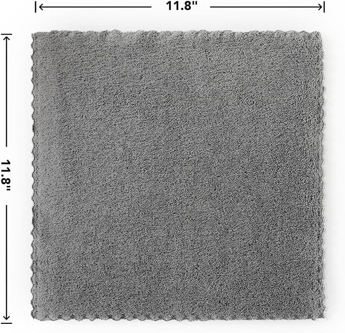 12 Pack Cleaning Cloth, Ultra Soft Absorbent Quick Drying Microfiber Cleaning - Image 5
