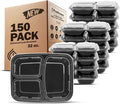 Freshware Meal Prep Containers 3 Compartment Food Containers by Freshware