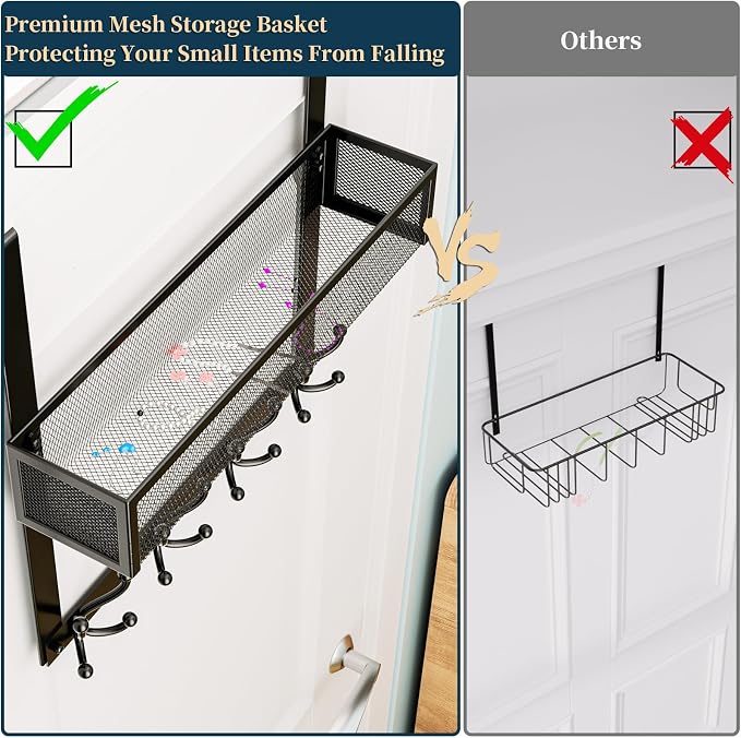 Consumest Over The Door Hooks Organizer - Image 4