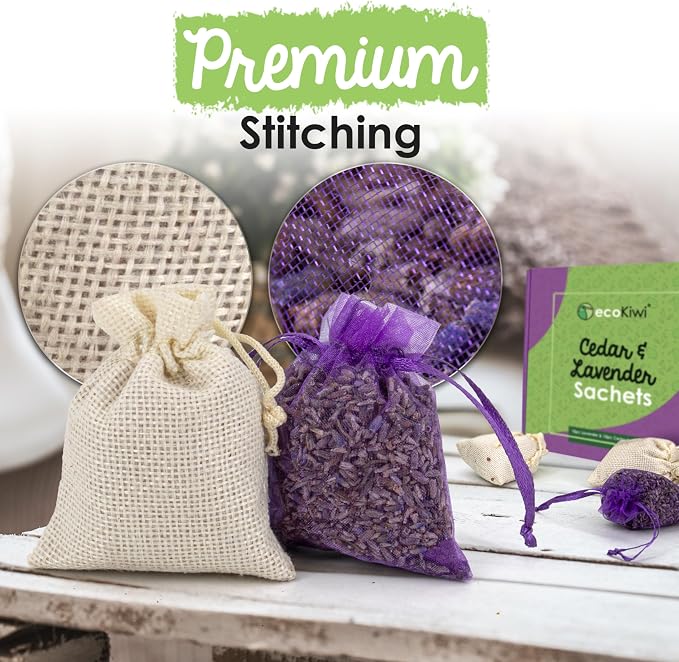 ecoKiwi Cedar and Lavender Sachets - Image 6