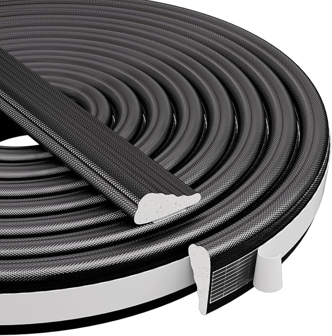 Kneelisa 118” Wedge-Shape Foam Window Weather Stripping Door Seal | by KNEELISA