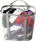 Wall-Mounted Foldable Laundry Basket, Collapsible Mesh Laundry Hamper by Unknown