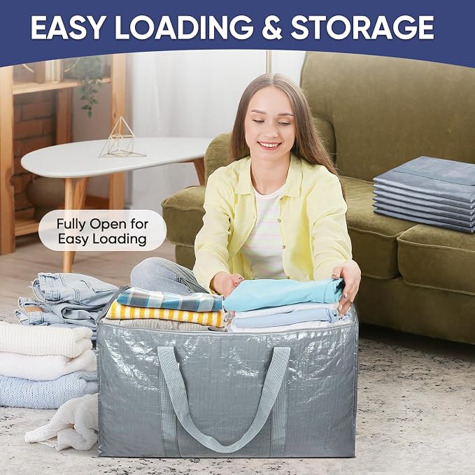 TICONN 2 Pack Extra Large Moving Bags Heavy Duty - Image 7