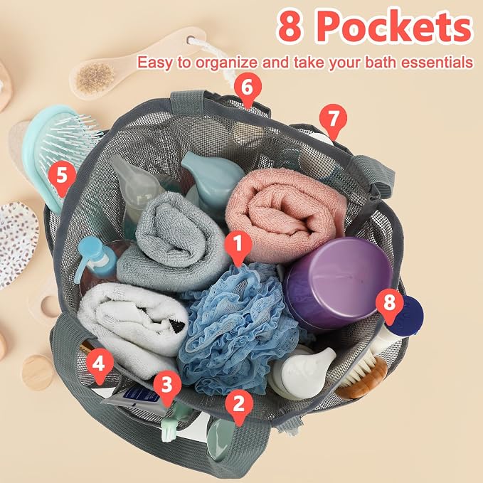 Fammart Mesh Shower Caddy Portable - Image 4