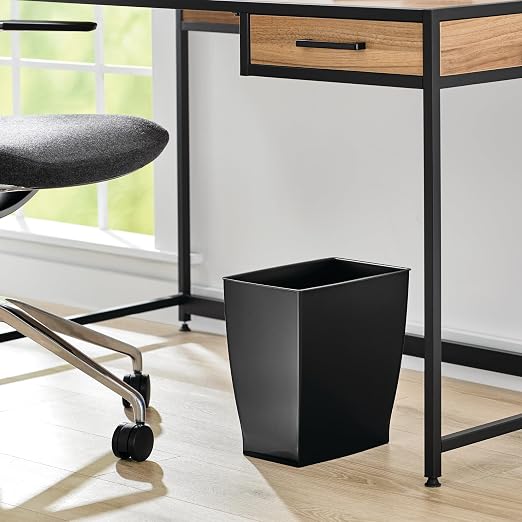 iDesign Small Plastic Bathroom Trash Can, - Image 5