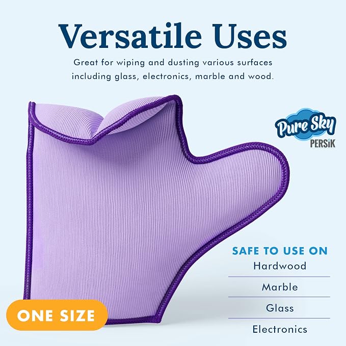 persik Pure-Sky Microfiber Glass Cleaning Glove - Image 5