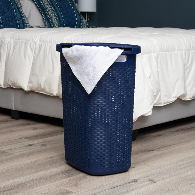 Mind Reader Slim Laundry Hamper - Image 2