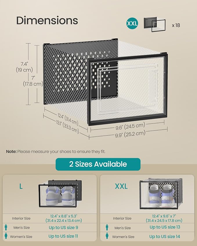 SONGMICS Shoe Boxes - Image 5