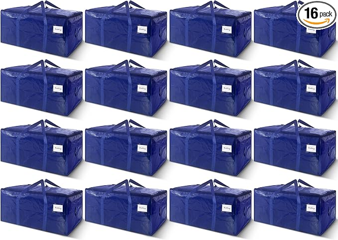 16 Pack Extra Heavy Duty Large Moving Bags by WTREE