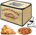 Bread Proofing Box with Heater for Precise Temperature Fermentation, Folding Zippered Dough Proofer Warming Box for Bread, Pizza, Sourdough, Yogurt and Handmade Soap