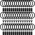 Lansian 100 Pack Curtain Rings by Lansian