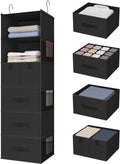 6-Shelf Hanging Closet Organizer by Bosuelife