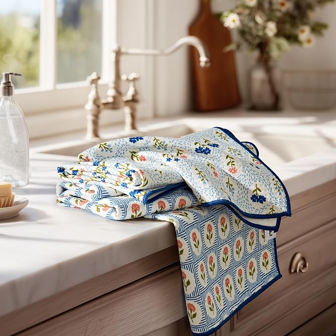 RECYCO Waffle Kitchen Towel Set of 2 by RECYCOHOMECOLLECTION