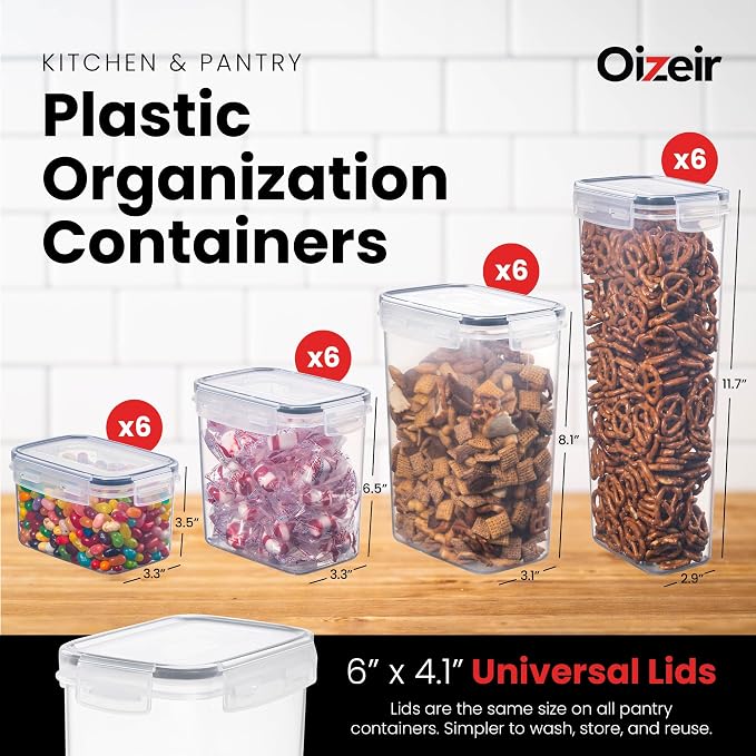 Oizeir Airtight Food Storage Containers - Image 2