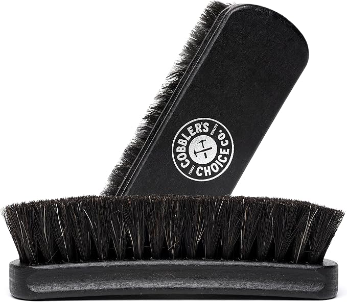 Cobbler's Choice Horsehair Shoe Brush by CobblersChoiceCo