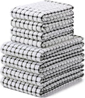 Homaxy Kitchen Towels and Dishcloths Set by Homaxy