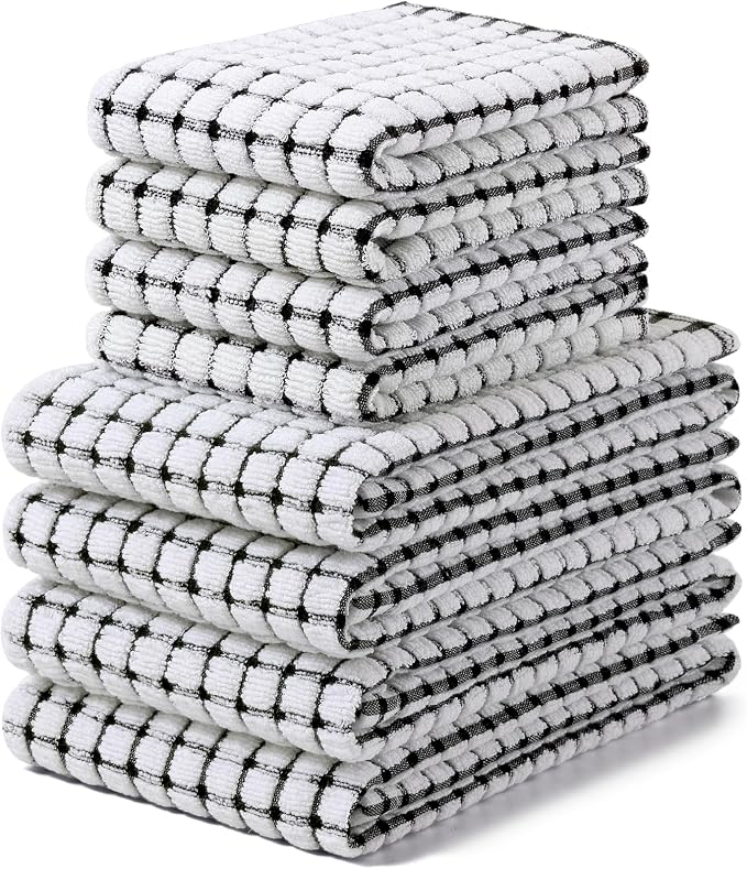 Homaxy Kitchen Towels and Dishcloths Set by Homaxy