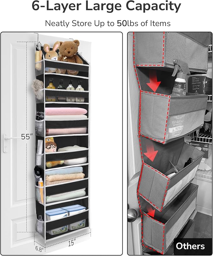 ULG 2Pack-Over The Door Organizer - Image 2