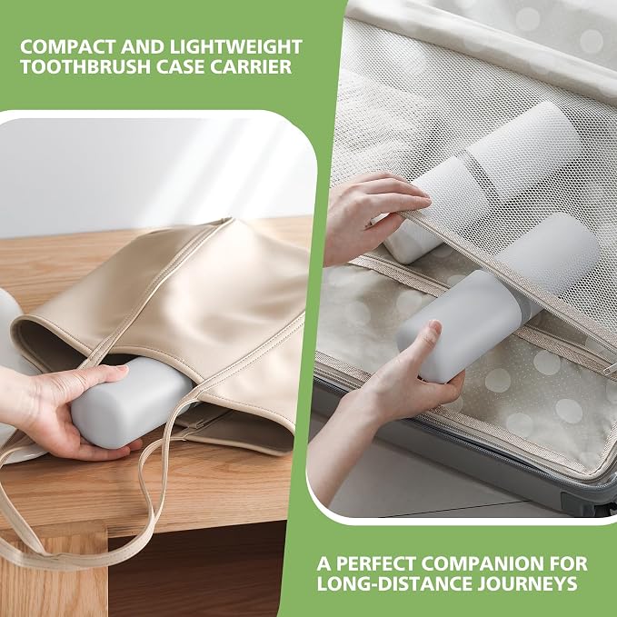 Travel Toothbrush Case, Portable Tooth Brush Holder and Toothpaste Cover - Image 4