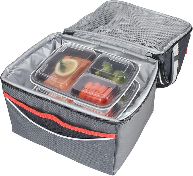 Freshware Meal Prep Containers 3 Compartment - Image 4