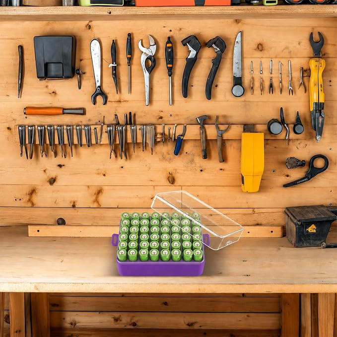 ALCYON Plastic Battery Storage Organizer - Image 9